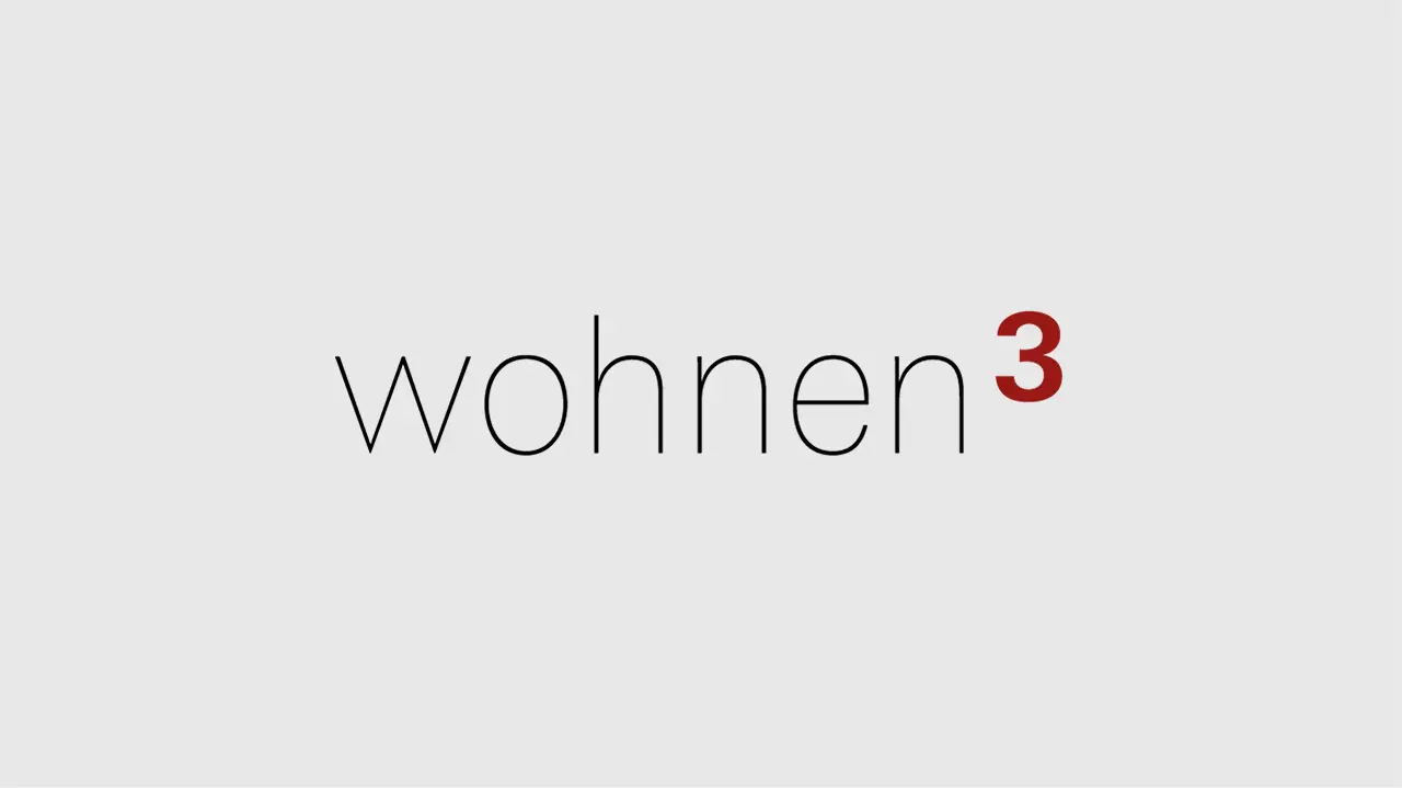 Referenz Logo Design München: Logo wohnen3
