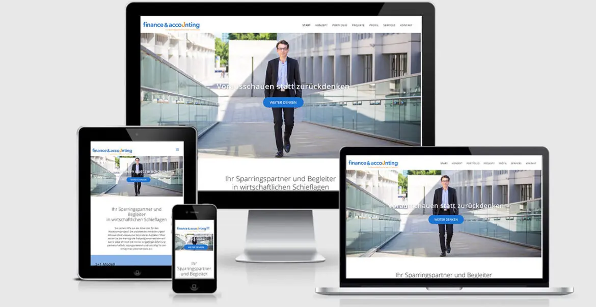 Website Design für finance & accounting München