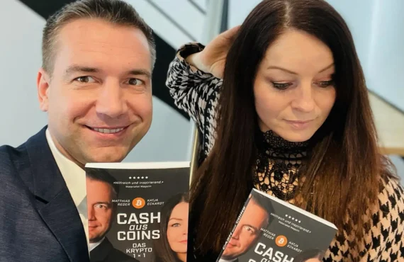 Katja Eckardt und Matthias Reder mit Cash aus Coins